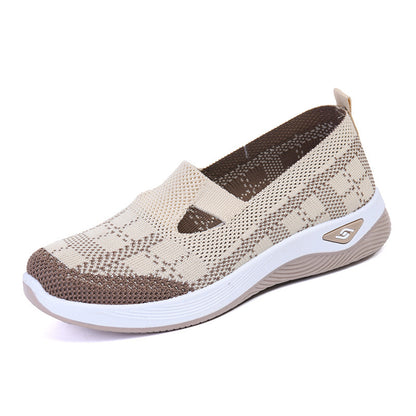 Shoes Women SHEIN Daifa New Cross-border Women's Shoes Casual Moms Shoes Socks Mesh Shoes Soft-soled sneaker Women