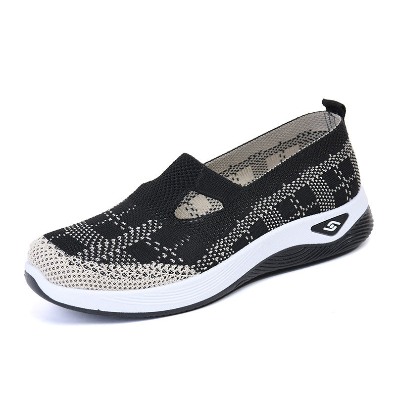Shoes Women SHEIN Daifa New Cross-border Women's Shoes Casual Moms Shoes Socks Mesh Shoes Soft-soled sneaker Women