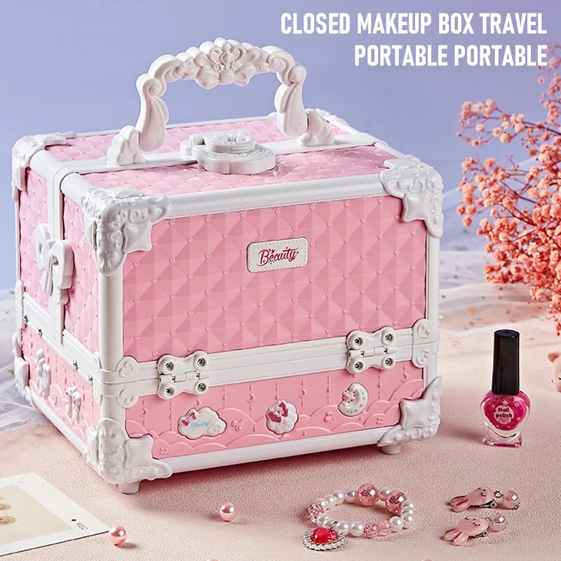 Gulfcare Store™ Kids Makeup Kit for Little Girls 49 Pcs Birthday Gifts