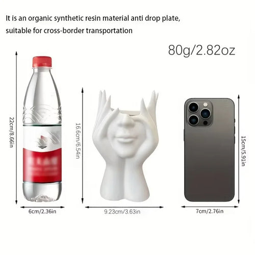1PCS Creative Human Body Art Styling Office Supplies Desktop Multifunctional Storage Pen Holder Makeup Brush Holder Decoration