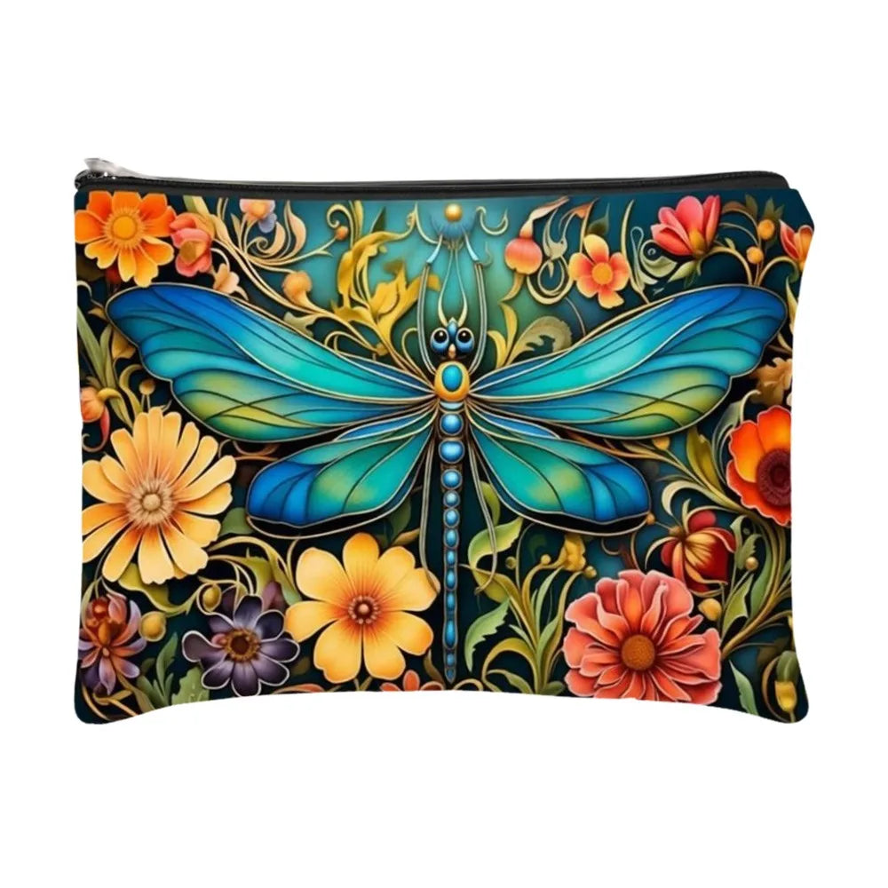 Trendy Bohemian Makeup Bag Storage Portable Storage Bag Large Capacity Soft Clutch Bag Women