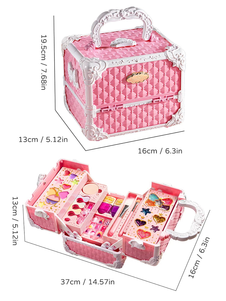 Gulfcare Store™ Children's Makeup Kit Non-toxic Simulation Cosmetics Suitcase Girl Gifts