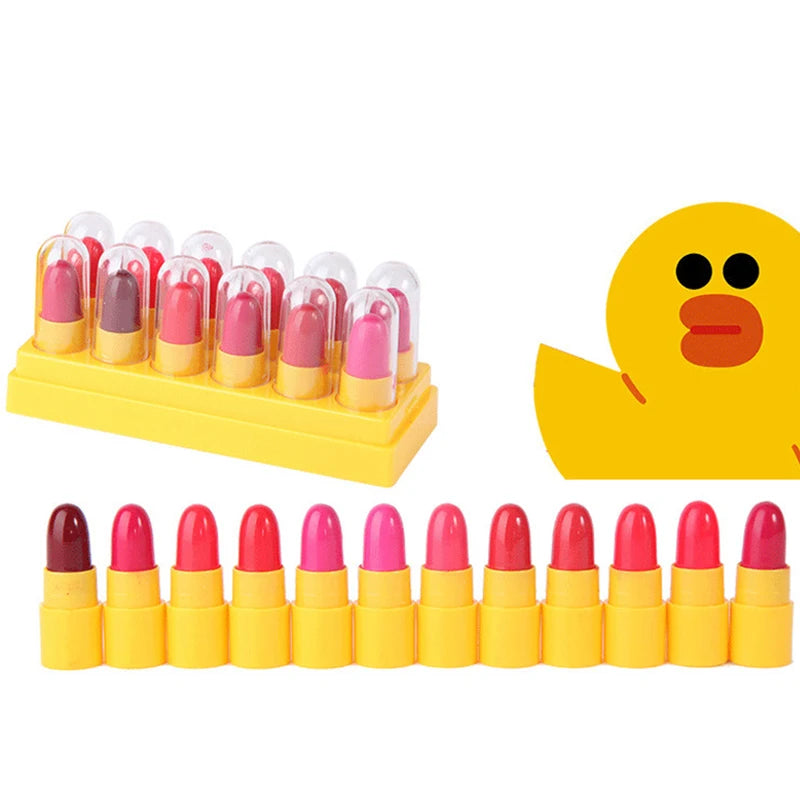QIANXIU cute pet lipstick moisturizing lip balm easy to apply and not easy to fade affordable makeup for female students