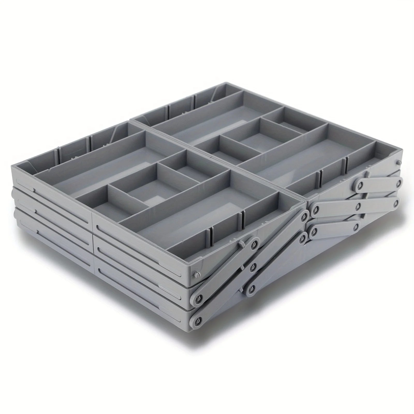 Foldable Drawer Organizer, Multifunctional Storage Box, Suitable for Kitchen Utensils, Tools, Jewelry, Makeup
