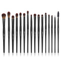 Jessup Eye Brushes set, 16pcs Makeup Brushes, Synthetic Precision Eyebrow Brush Eyeshadow Blending Concealer Eyeliner T272
