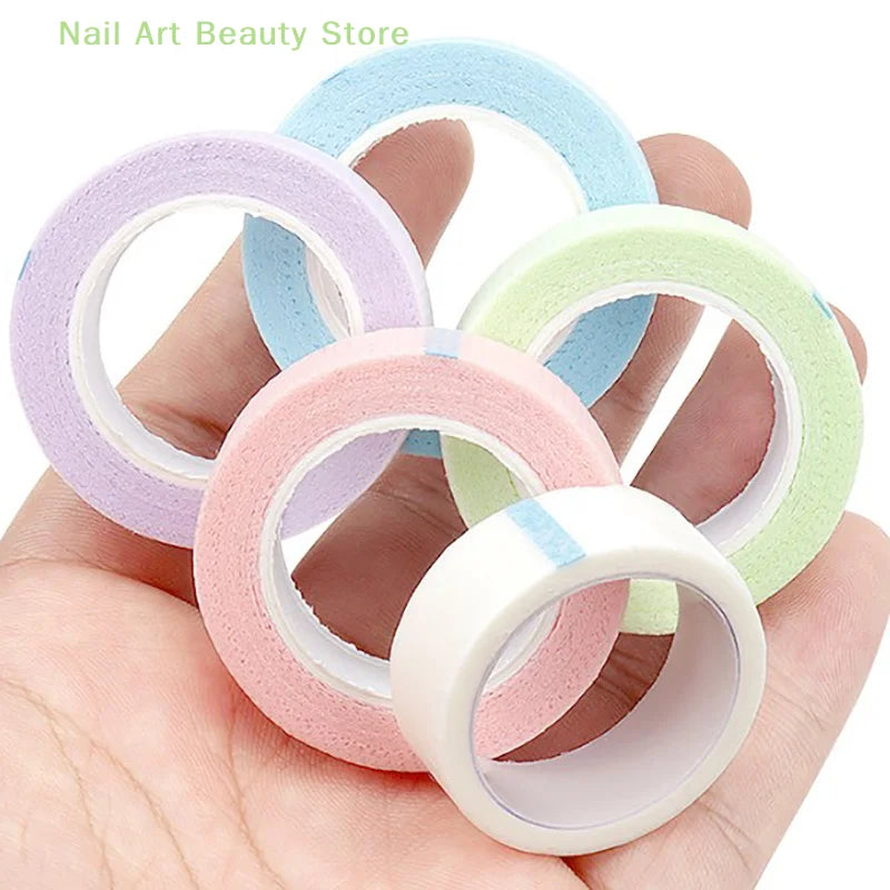 4.5M/Roll Eyelash Extension Lint Breathable Non-woven Cloth Adhesive Tape Medical Paper Tape For False Lashes Patch Makeup Tools