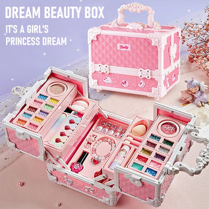 Gulfcare Store™ Kids Makeup Kit for Little Girls 49 Pcs Birthday Gifts