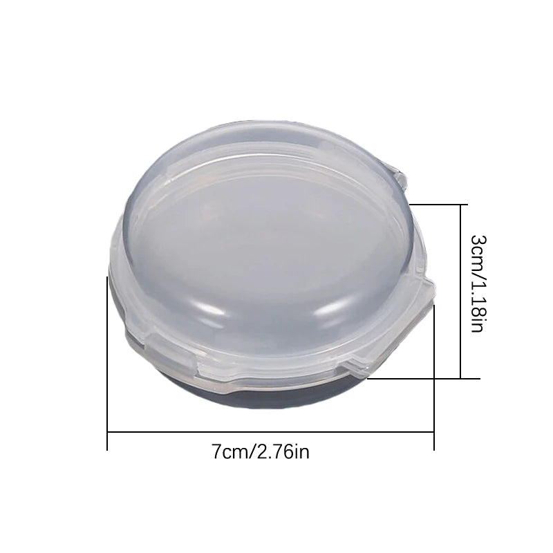 1Pcs Double-layer Folding Puff Storage Box Moisture-proof Enlarged And Thickened Air Cushion Puff Storage Box Makeup Case