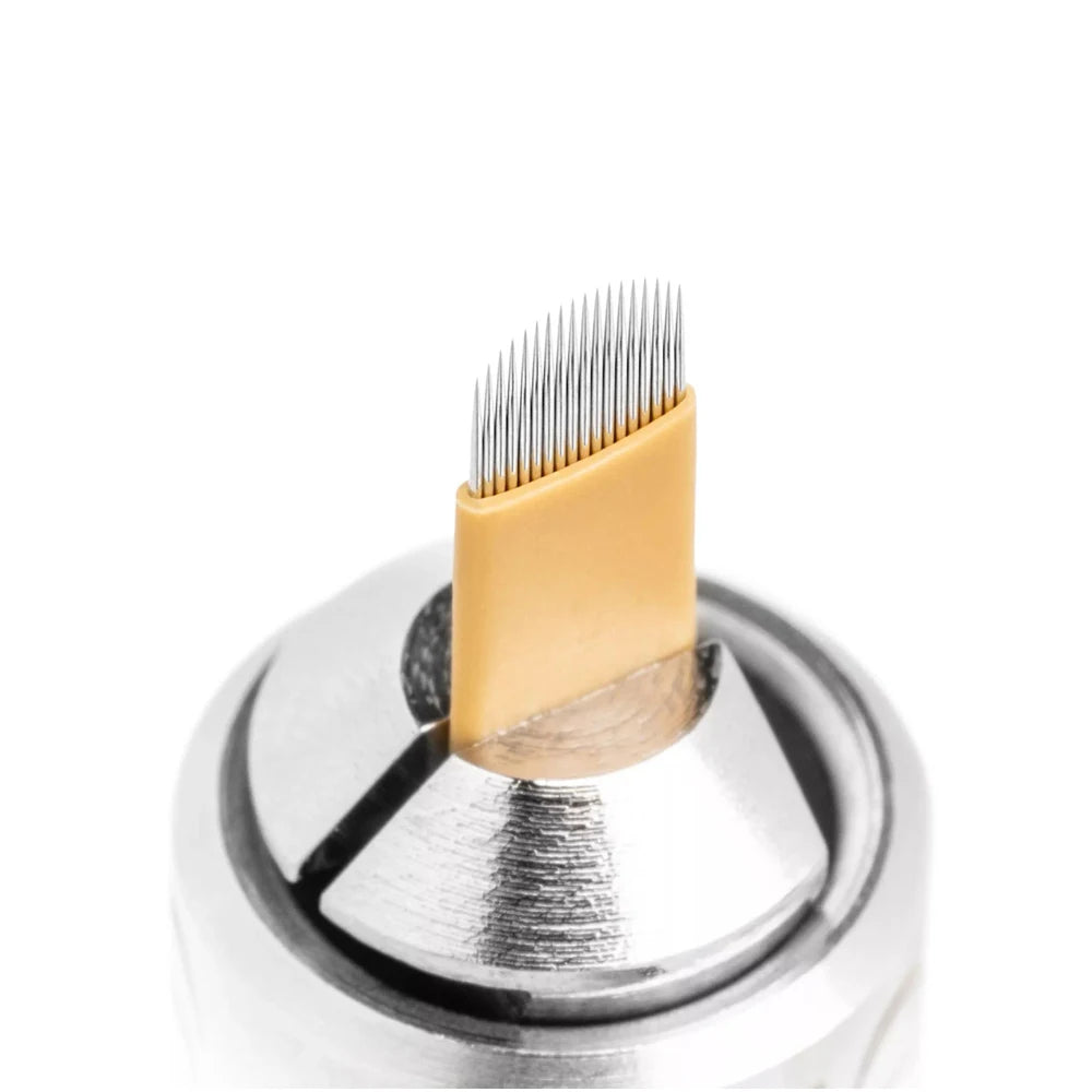 Microshading Microblanding Needle 18U Lamina Tebori Flex Blade Sharpest Semi-Permanent Makeup Micro Eyebrow Manual Pen Supplies