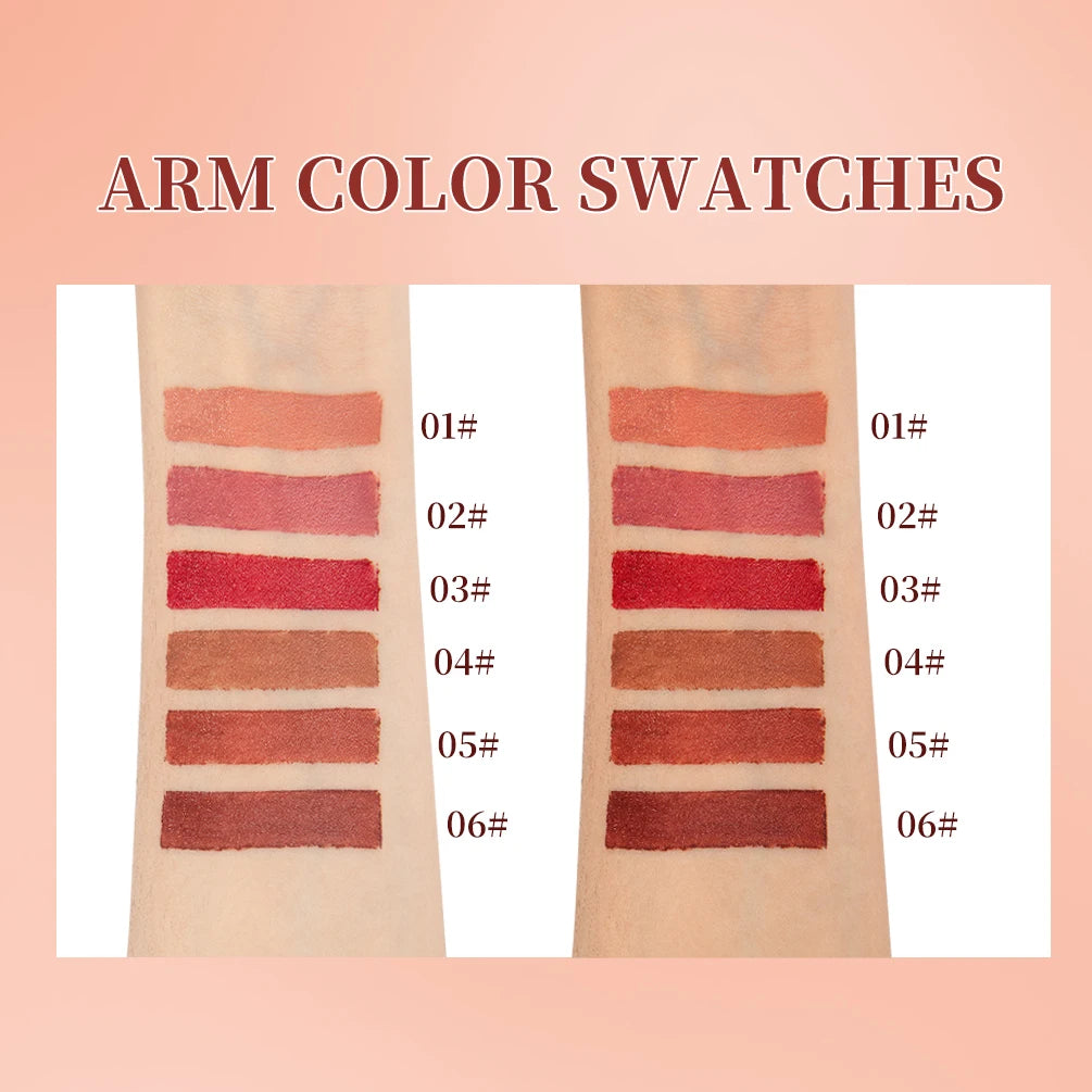 Fine Tip Lip Contouring Lipstick Silky Matte Outline Lip Liner Sexy Brown Red Lip Crayon Full-lip Application Non-Stick Makeup