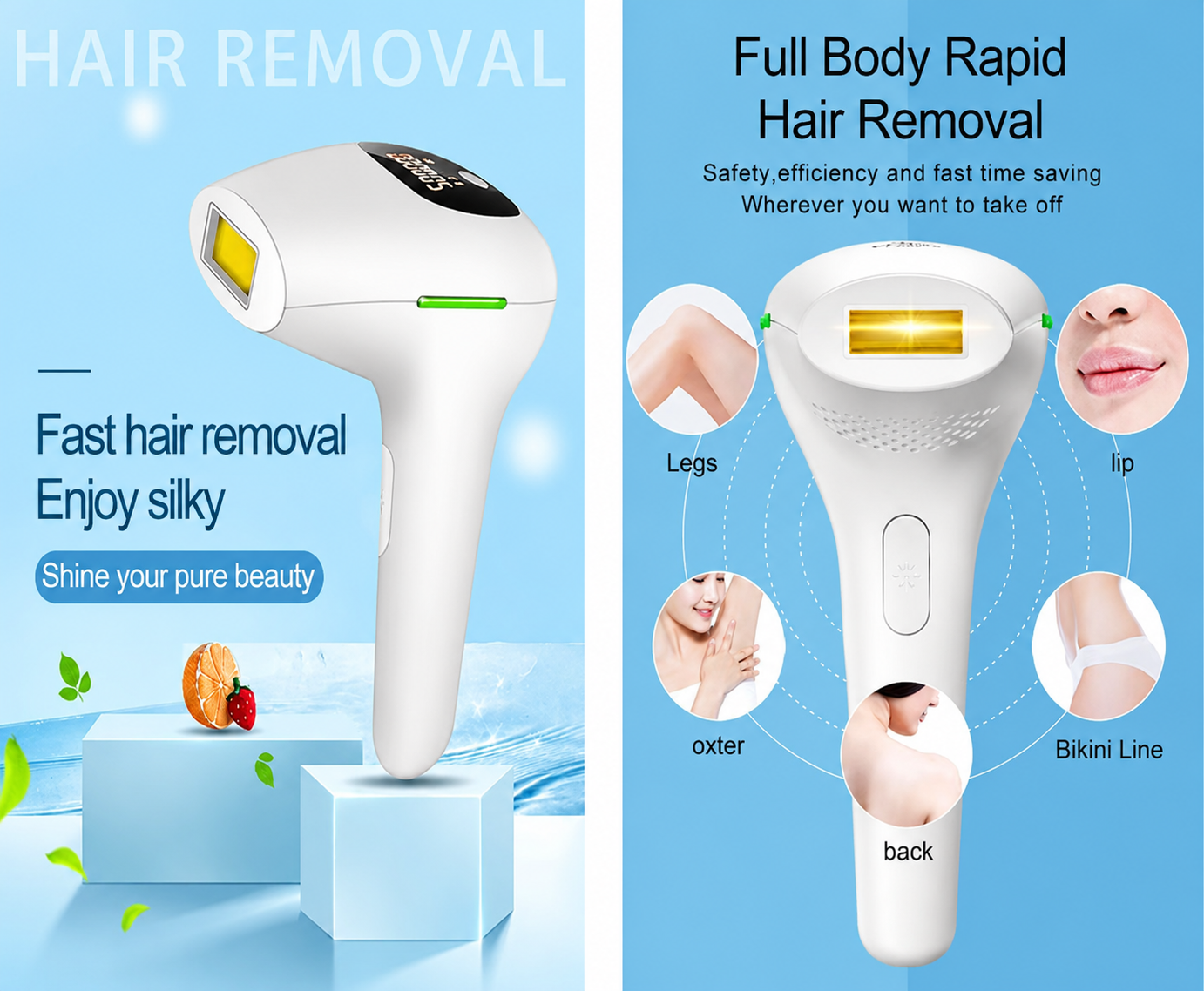 Babyverse IPL Hair Removal System: At-Home Salon-Grade Outcomes
